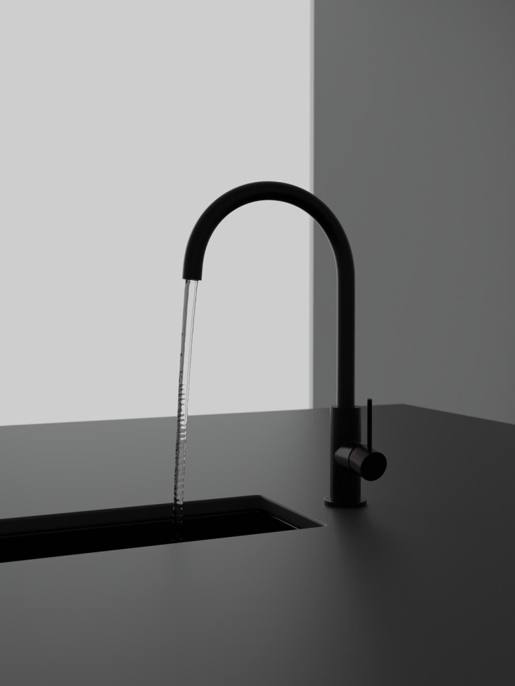 Scandtap Equip køkkenarmatur, børstet sort