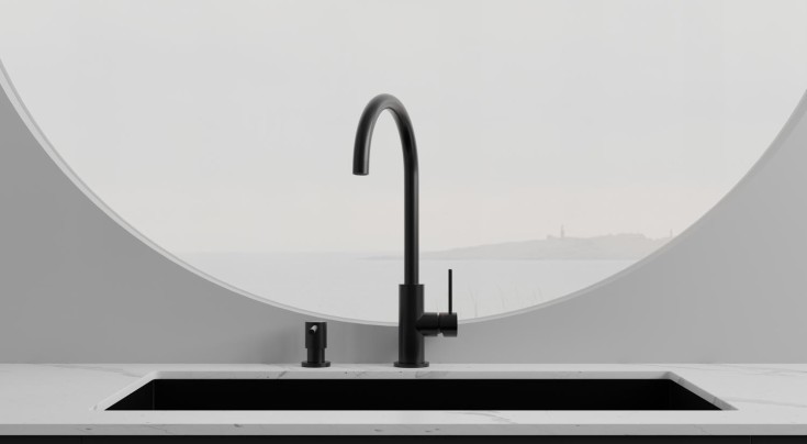 Scandtap Steel Equip kjøkkenbatterieri, shadow