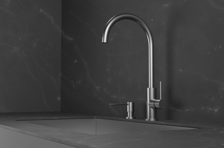 Scandtap Equip køkkenarmatur, børstet stål