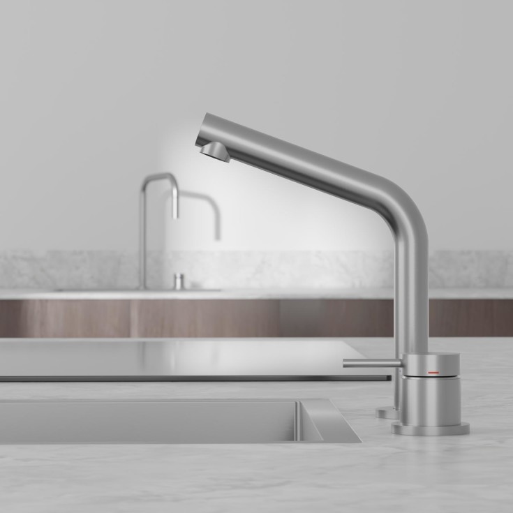 Scandtap Harmonised B2 tvättställsblandare, borstat stål