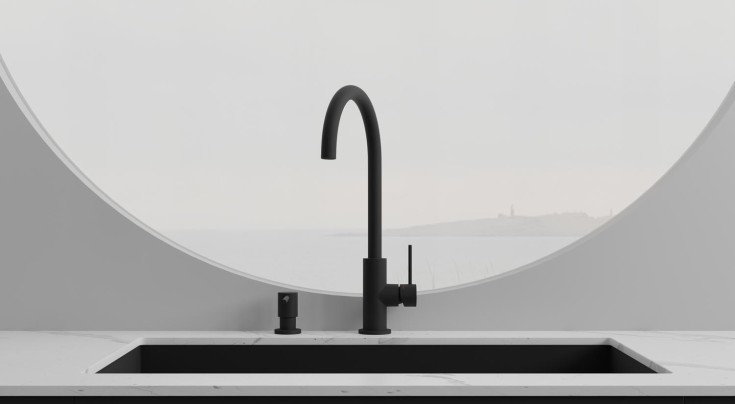 Scandtap Equip köksblandare, matt antracit