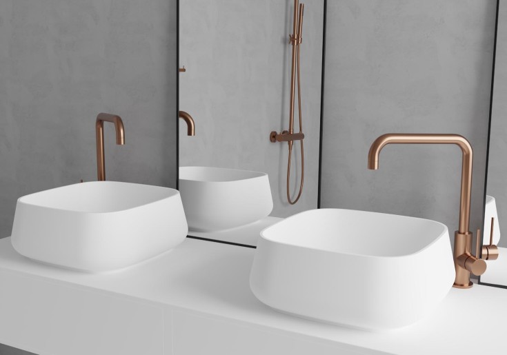 Scandtap Steel Mood kjøkkenbatterieri, amber