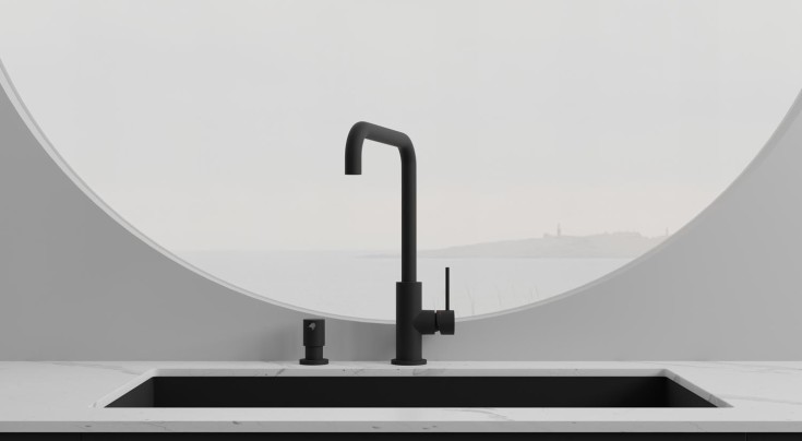 Scandtap Mood kjøkkenbatterieri, coal