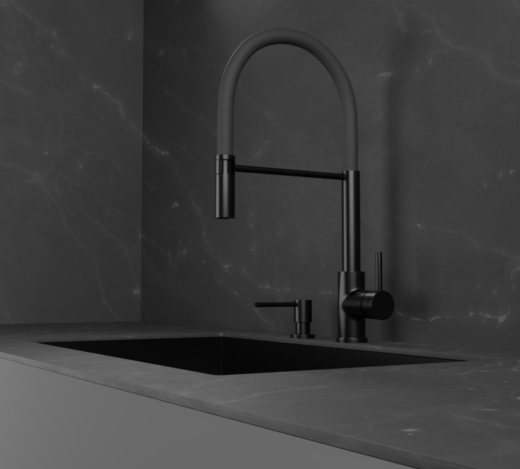 Scandtap Steel Pro kjøkkenbatterieri, shadow