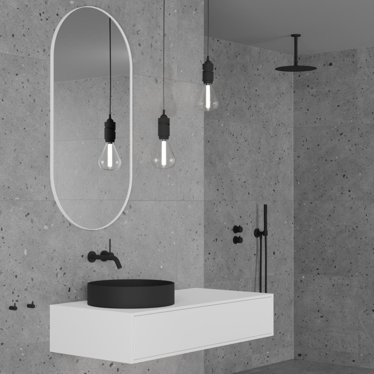 Scandtap Solid S1000 underskab, 100x47,5 cm, mat hvid