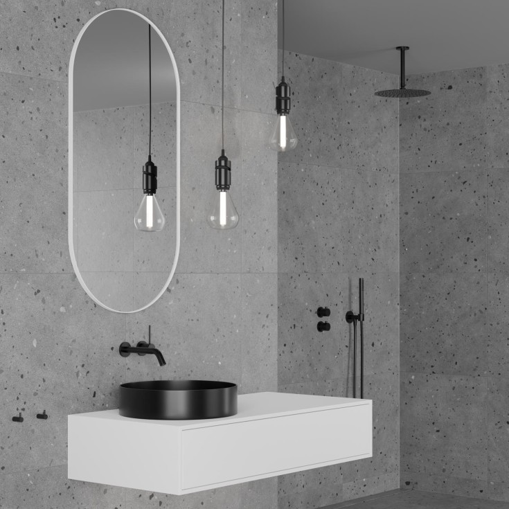 Scandtap Solid S1000 underskab, 100x47,5 cm, mat hvid