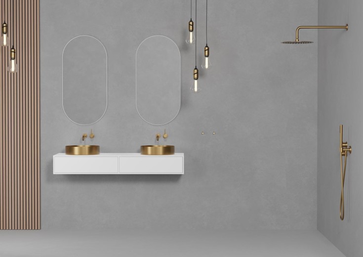 Scandtap Solid S1400 underskab, 140x47,5 cm, mat hvid