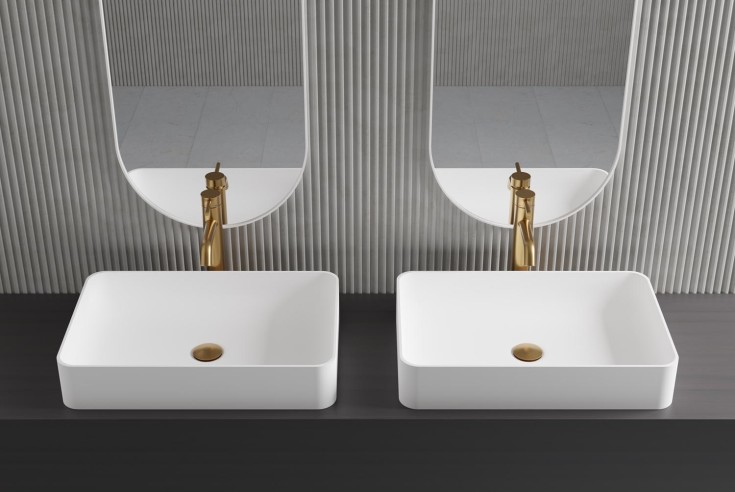 Scandtap Bathroom Concepts Solid S2, 580x380 mm, hvit matt