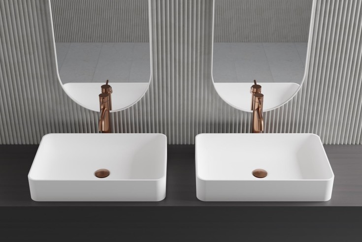 Scandtap Bathroom Concepts Solid S2, 580x380 mm, hvit matt
