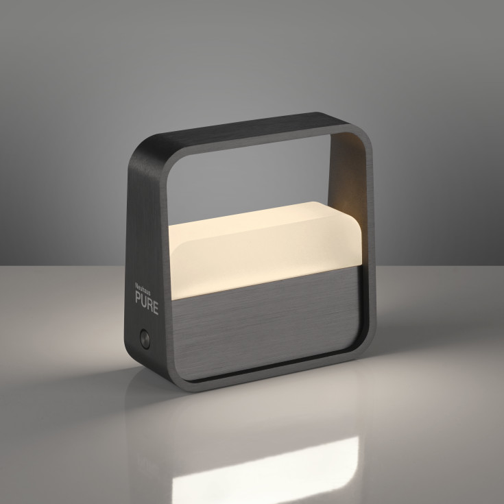 Pure GO akku transportabel LED lampe, antracit