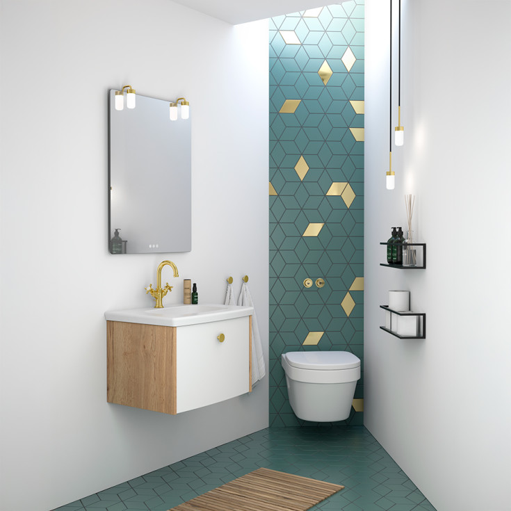 Vola A83 spolknappset, mässing