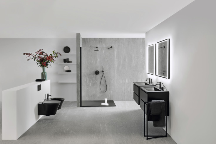 Ideal Standard Oleas betjeningsplade, sort