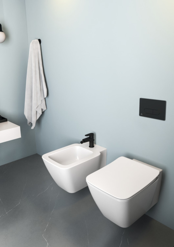 Ideal Standard Oleas betjeningsplade, sort