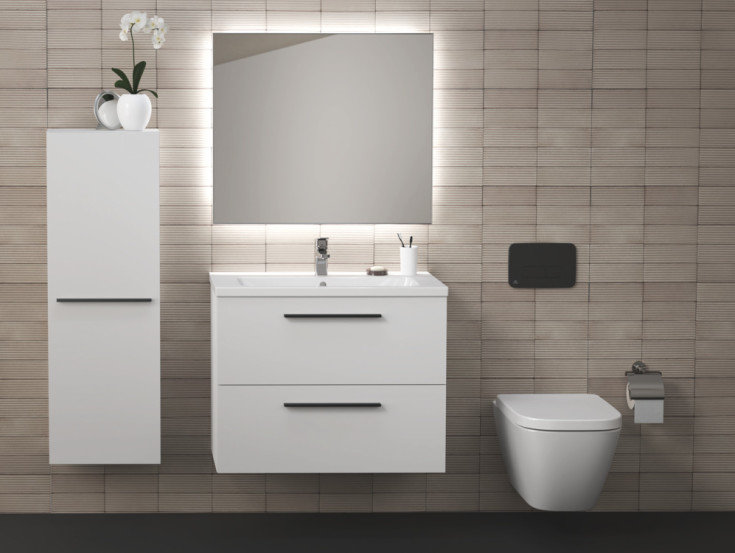 Ideal Standard Oleas spolplatta, svart