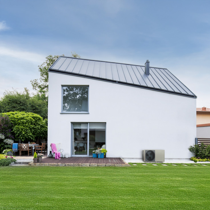 Bosch Compress 2000 AWF 6 luft til vand varmepumpe, monoblock, 6 kW