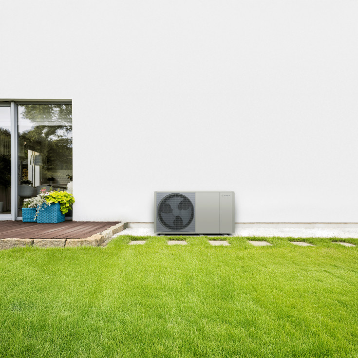 Bosch Compress 2000 AWF 8 luft til vand varmepumpe, monoblock, 8 kW