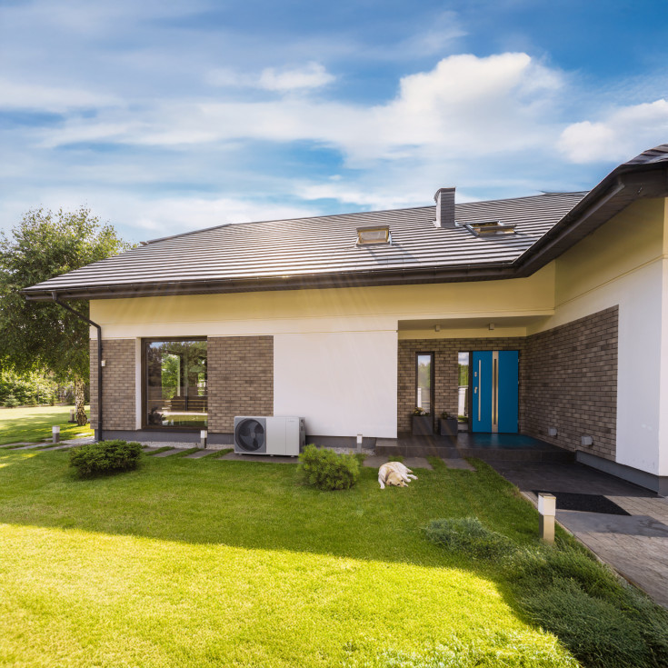 Bosch Compress 2000 AWF 6 luft til vand varmepumpe, monoblock, 6 kW