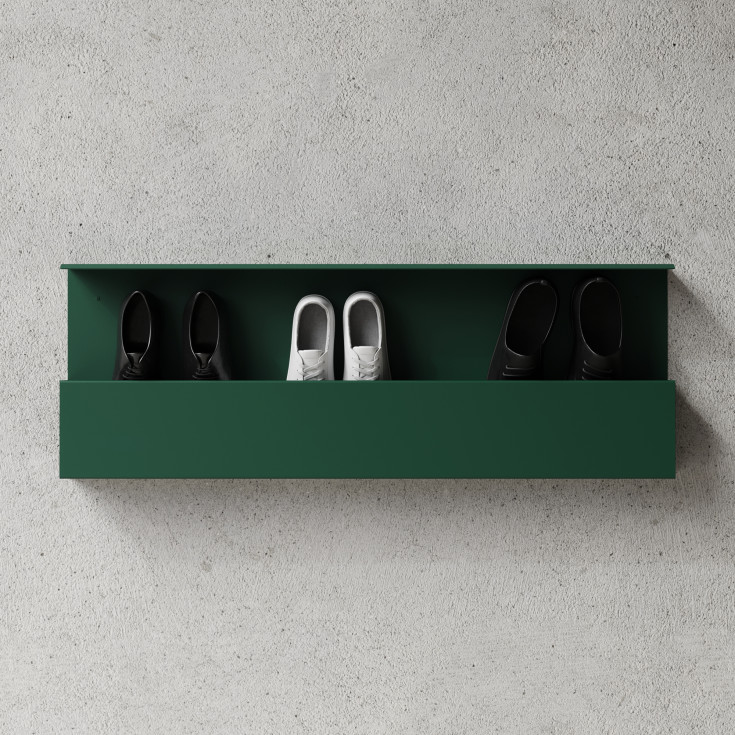 Nichba Shoe Box skoreol, 100 cm, grøn