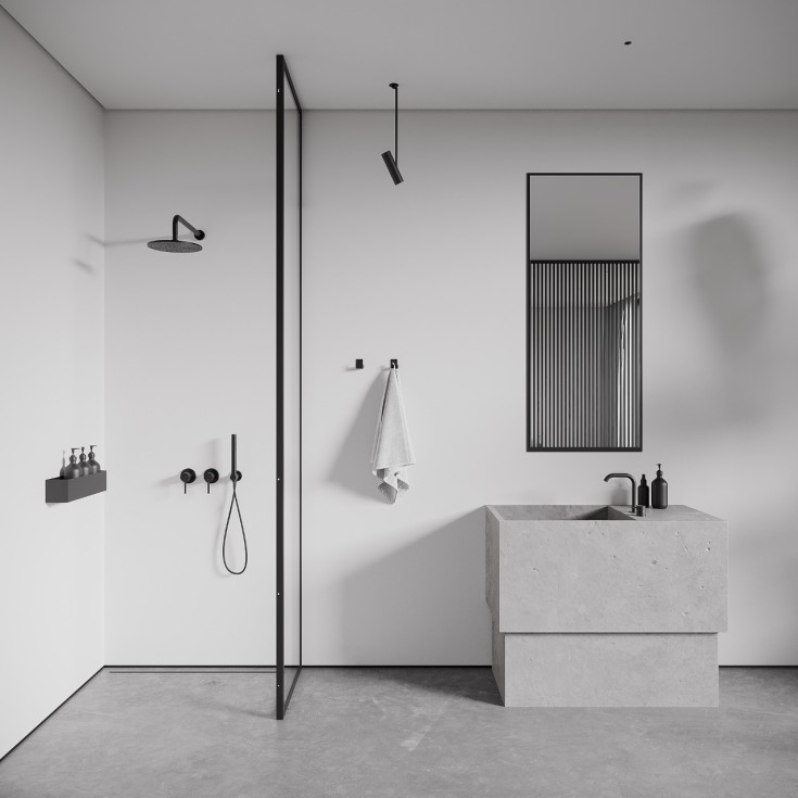 Nichba handdukskrok, 2 st, svart