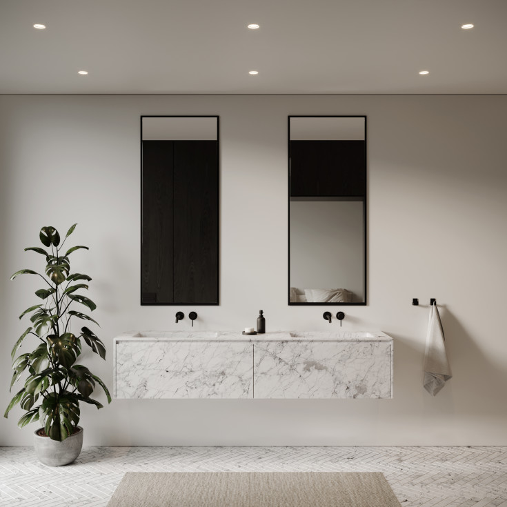 Nichba handdukskrok, 2 st, svart