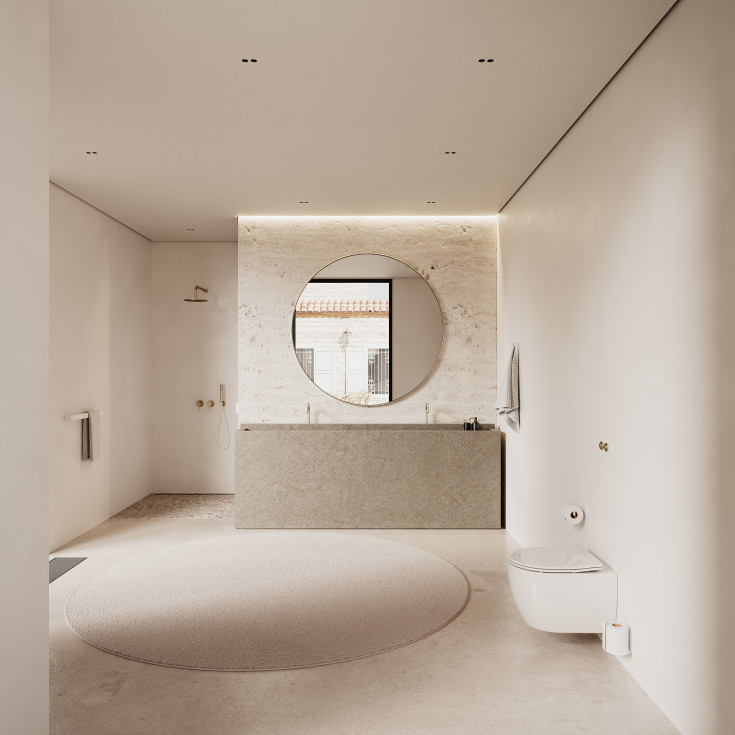 Nichba toiletrulleholder, hvid