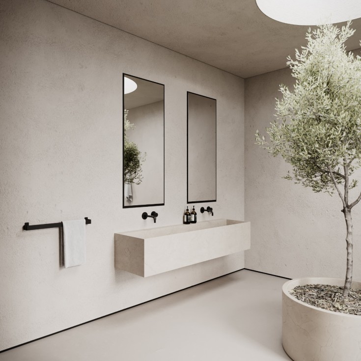 Nichba handduksstÄng, 60 cm, svart