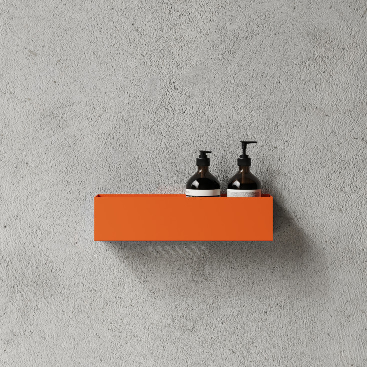 Nichba Bath Shelf 40 duschhylla, orange