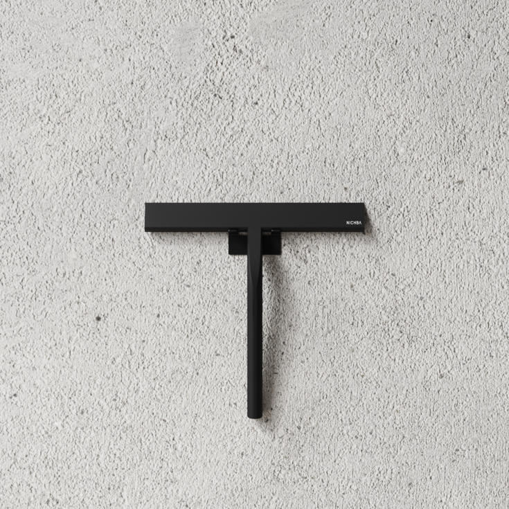 Nichba duschskrapa, svart