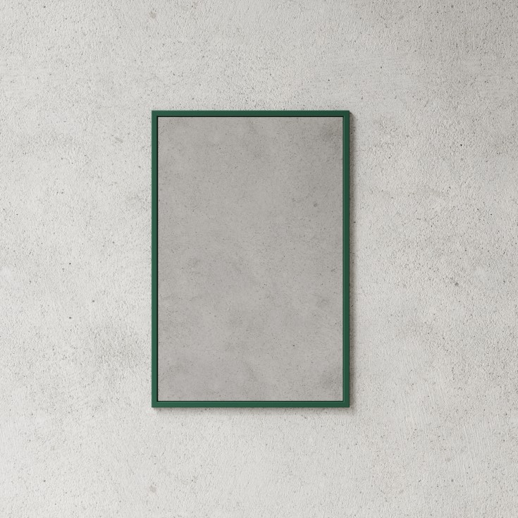 Nichba Mirror Large spejl, 75x50 cm, grøn