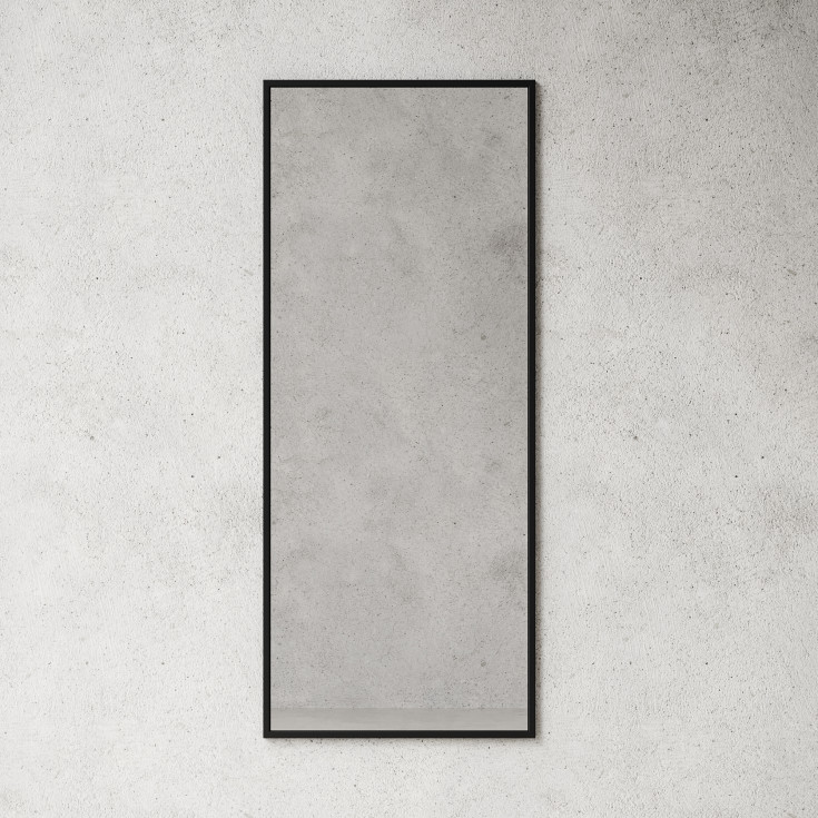 Nichba Mirror Stort speil, 145x60 cm, sort