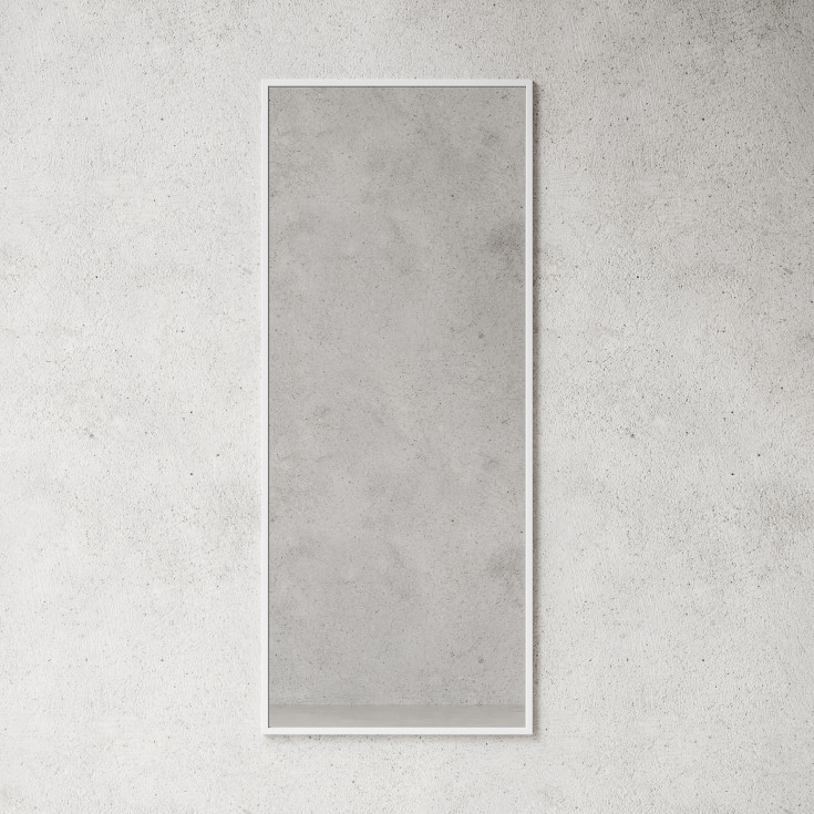 Nichba Mirror Large spegel, 145x60 cm, vit