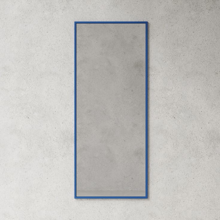 Nichba Mirror Large spegel, 145x60 cm, blå