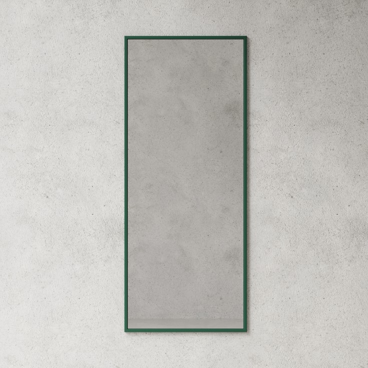 Nichba Mirror Large spegel, 145x60 cm, grön