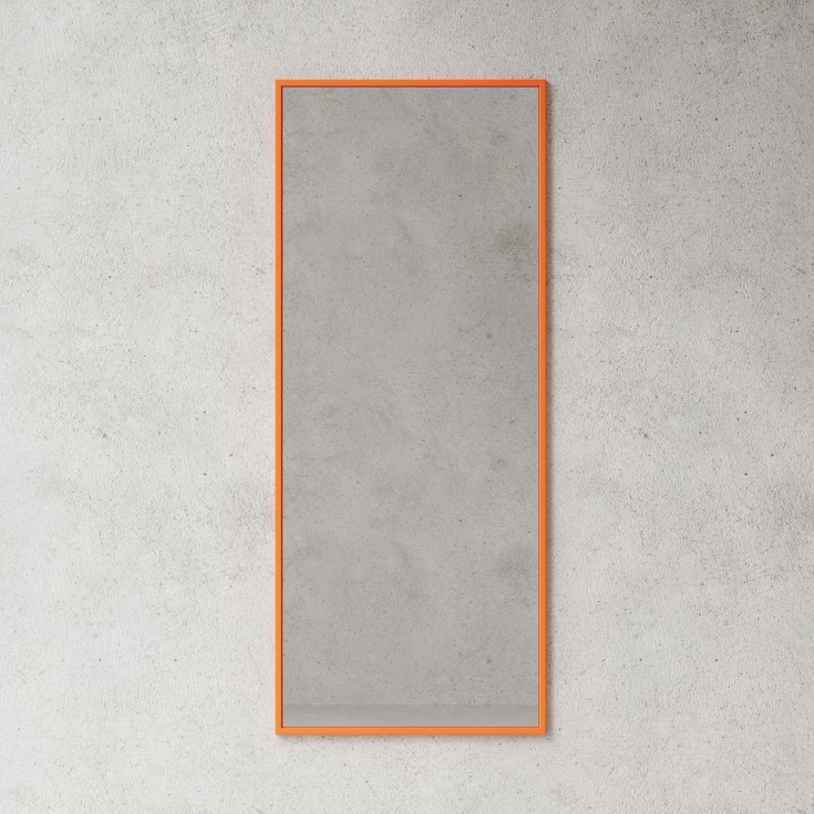 Nichba Mirror Stort speil, 145x60 cm, oransje