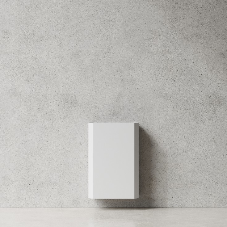 Nichba Paper Bin toiletspand, 48 liter, hvid