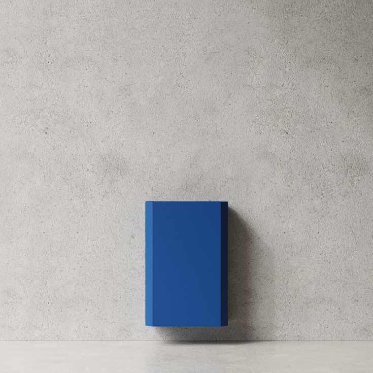 Nichba Paper Bin søppelbøtte, 48 liter, blå