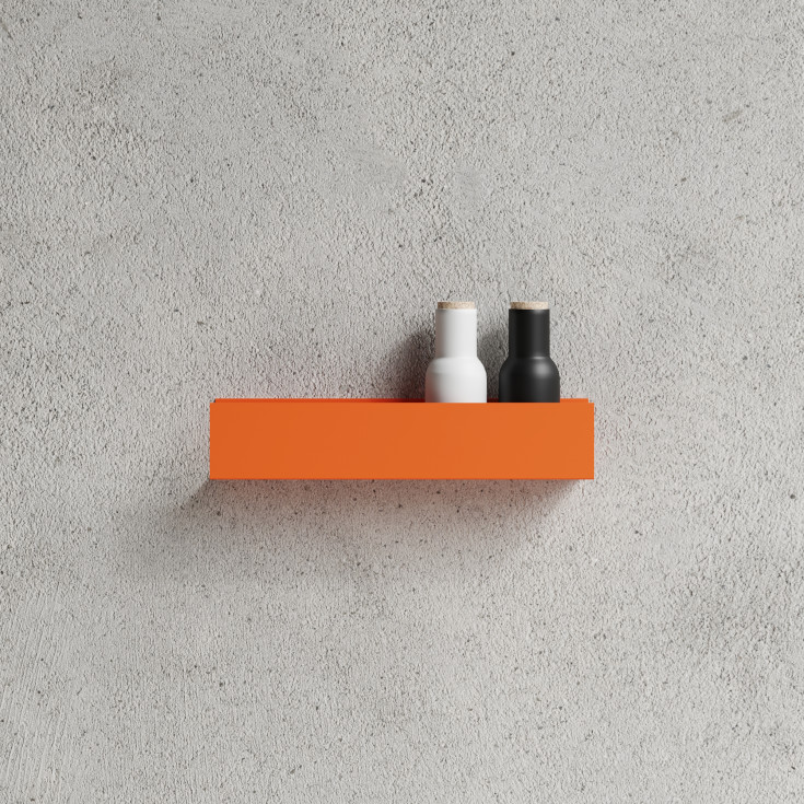 Nichba Shelf U40 hylde, 40x8 cm, orange