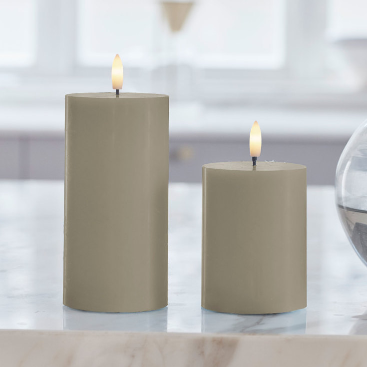 Sirius Sille LED kubbelys, batteri, grå