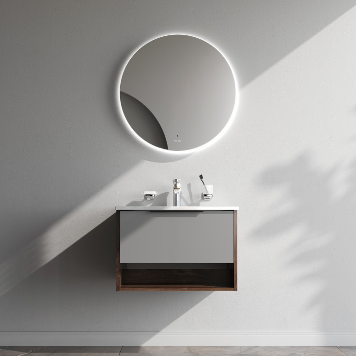 AM.PM Flash møbelpakke, 61x49,5 cm, mørk eik/matt grå