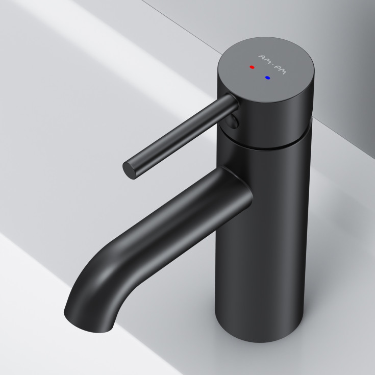 AM.PM Spike håndvaskarmatur, mat sort