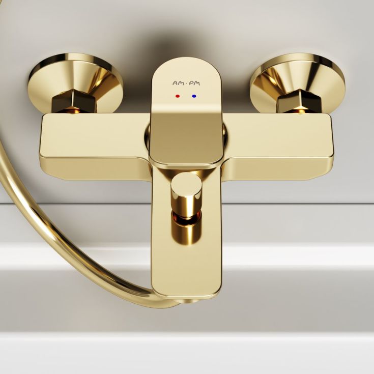 AM.PM X-Joy badkarsblandare, guld