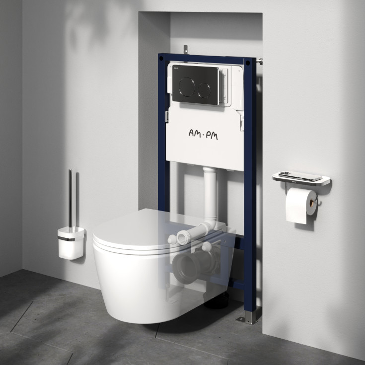 AM.PM Prime fit inbyggnadscistern, 123 cm