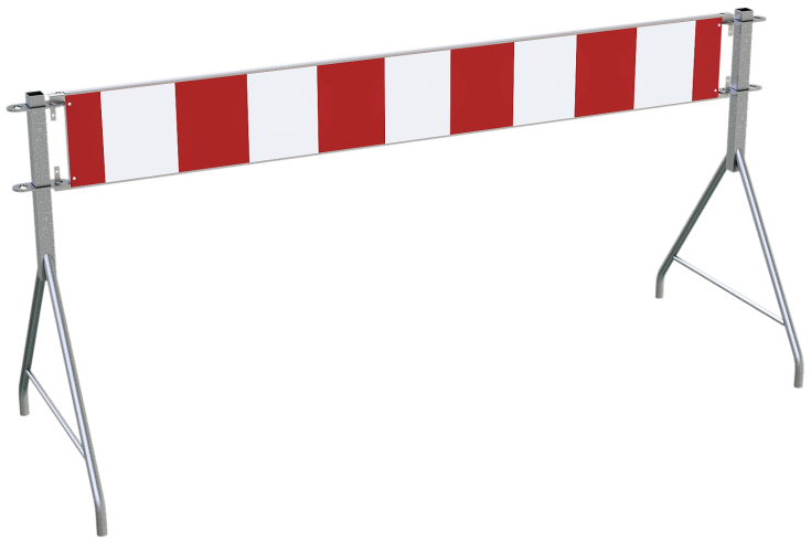 Schake ben til spærrebom, galvaniseret, 110 cm