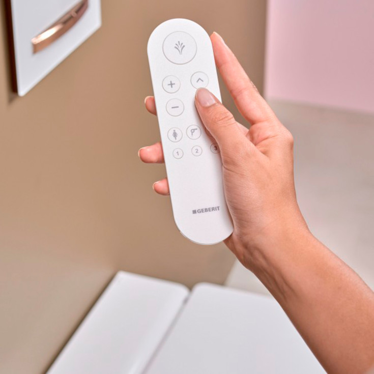 Geberit AquaClean Sela douchetoilet, uden skyllekant, rengøringsvenlig, hvid