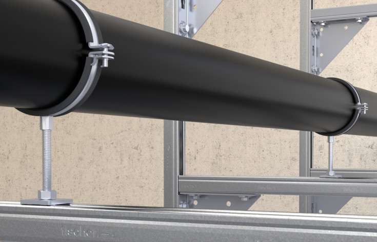 50 stk fischer Klikkmutter FCN Clix S 10x30 tilbehør for FUS-skinne