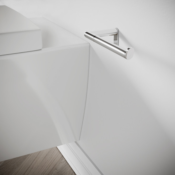 Laufen Hali toiletrulleholder, krom