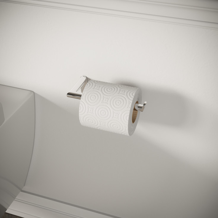 Laufen Hali toiletrulleholder, krom