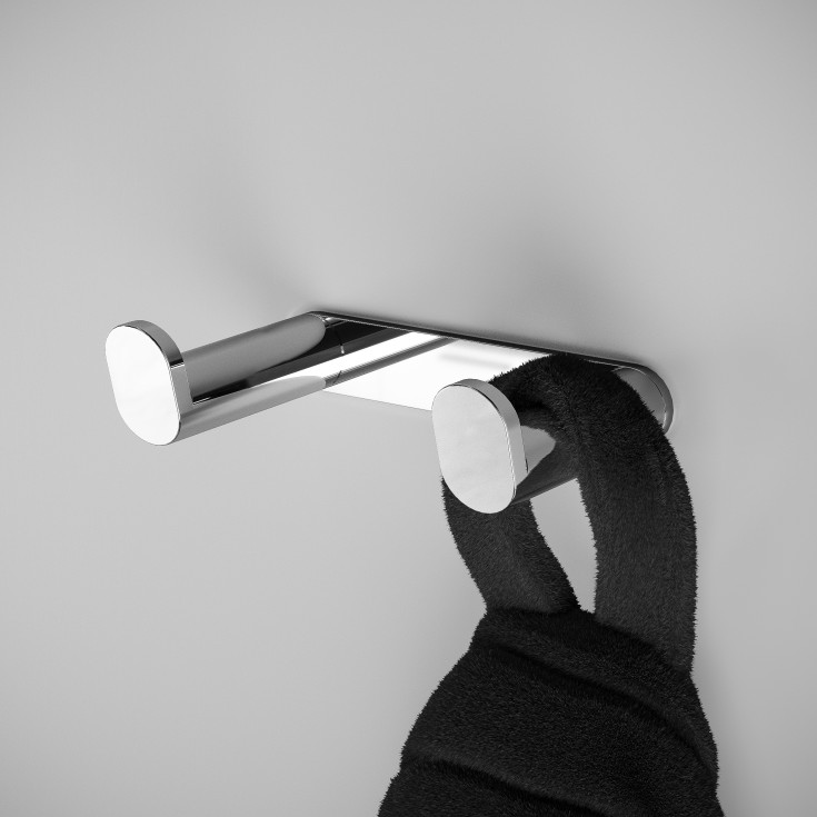 Laufen Hali håndklædekrog, dobbelt, krom