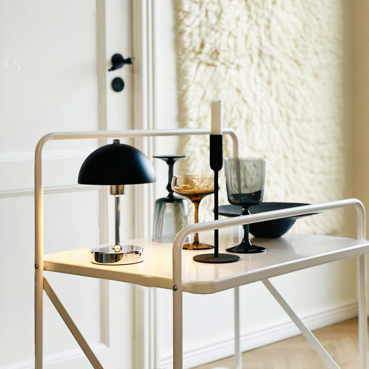 Dyberg Larsen Malmø oppladbar bordlampe