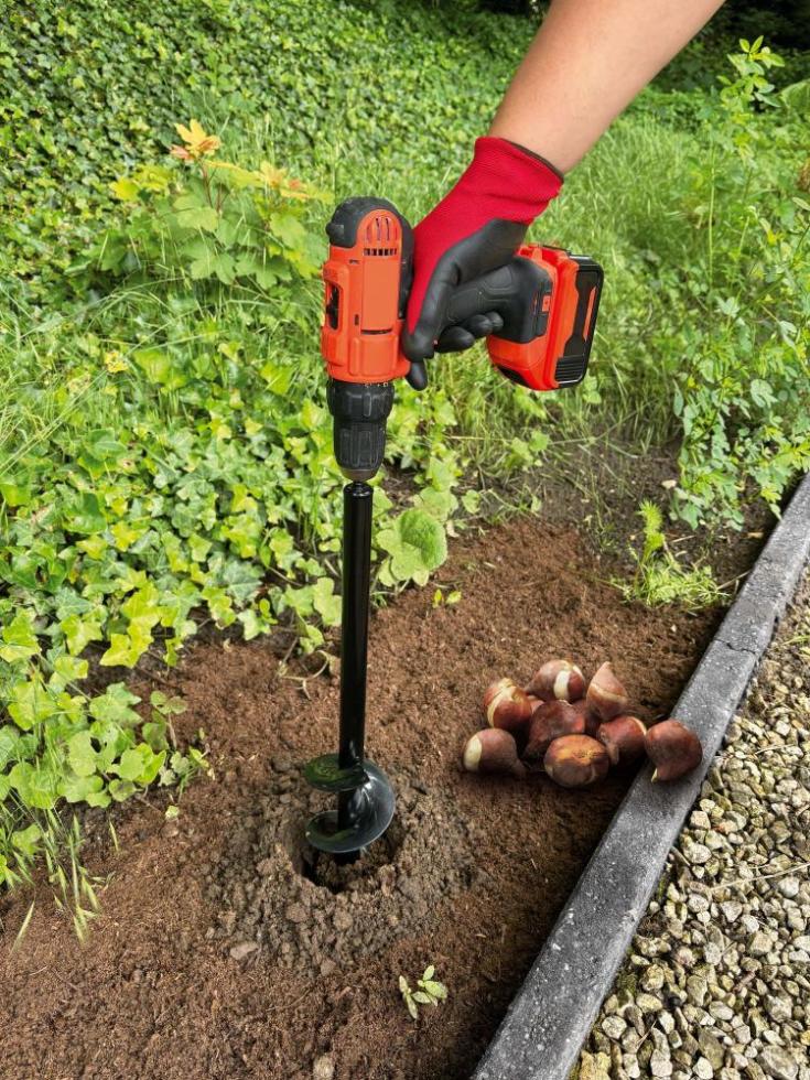 Polet plantebor til boremaskine, Ø90 x 630 mm